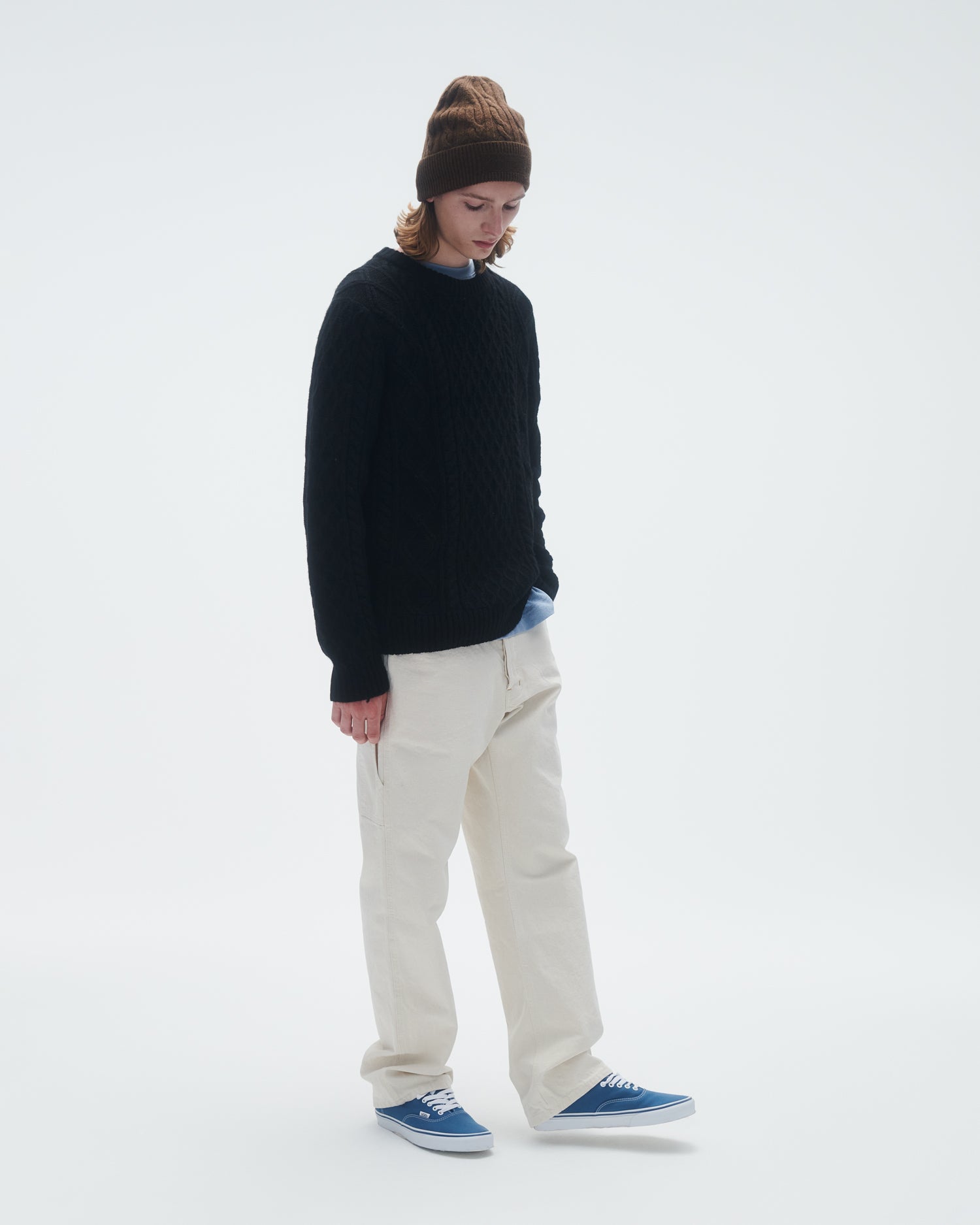 Mens | Allday Cable Crew | Black