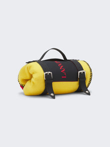 Men | Lanvin X Future | Blanket With Carrying Straps | Black & Corn Yellow
