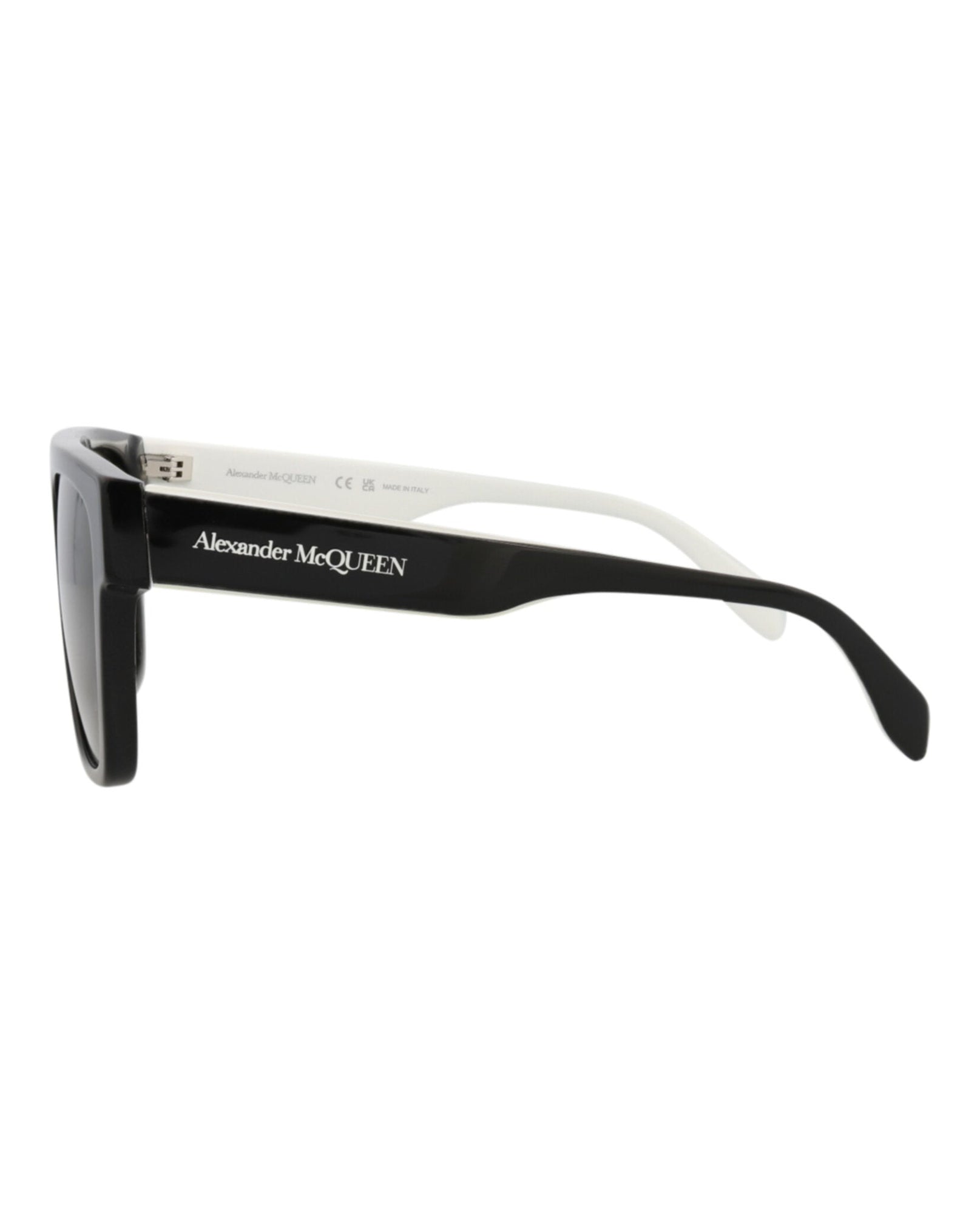 Alexander McQueen Square Acetate Sunglasses | Black