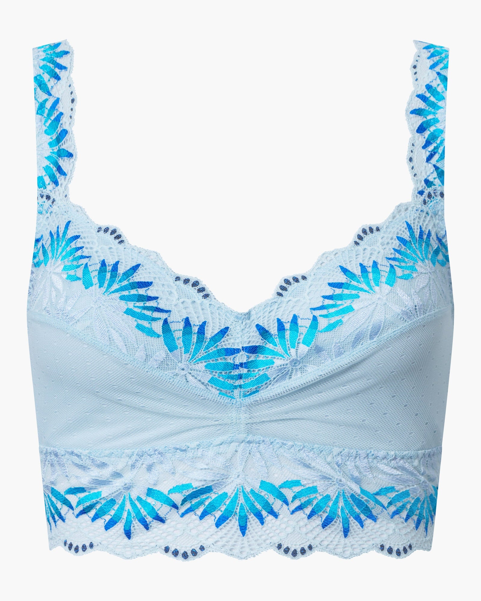 Blue Bralette - Amalia Curvy Bralette