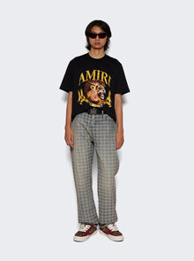 Amiri | Leopard Sunset Skate Low Sneakers Burgundy | Red