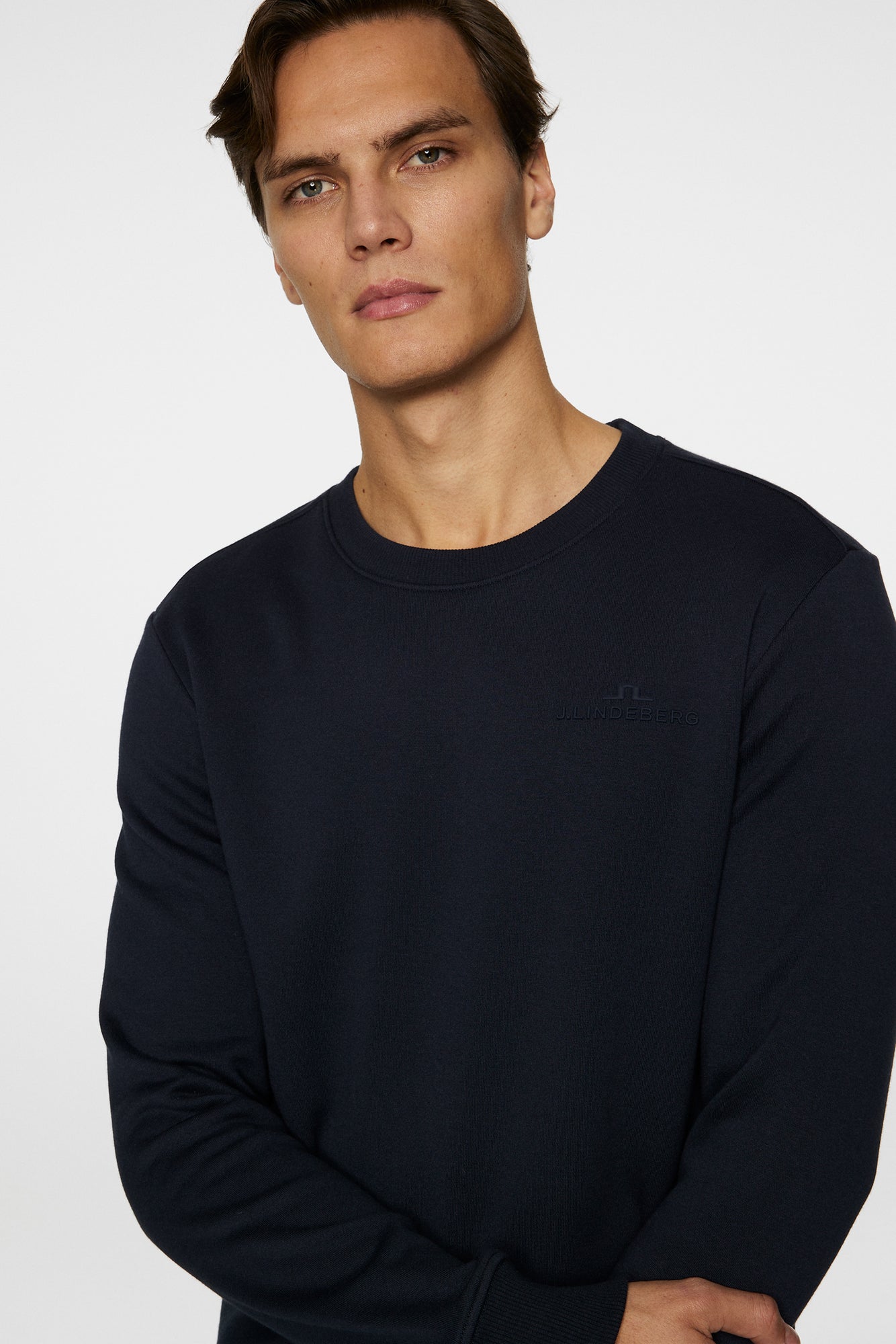 Men | Alpha Crew Neck | JL Navy