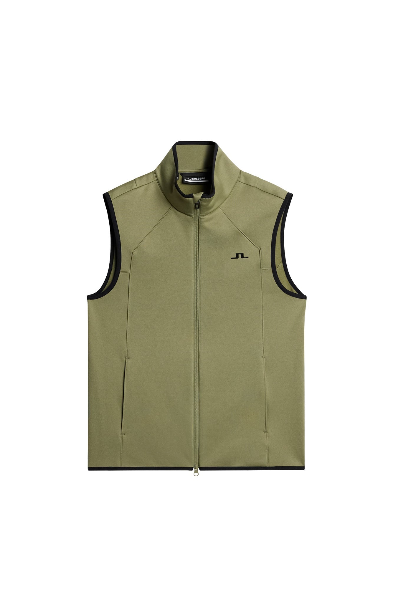 Santino Polartec Vest in Oil Green by J.Lindeberg