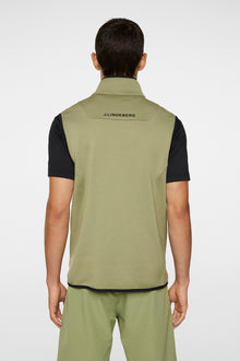 Men | Santino Polartec Vest | Oil Green