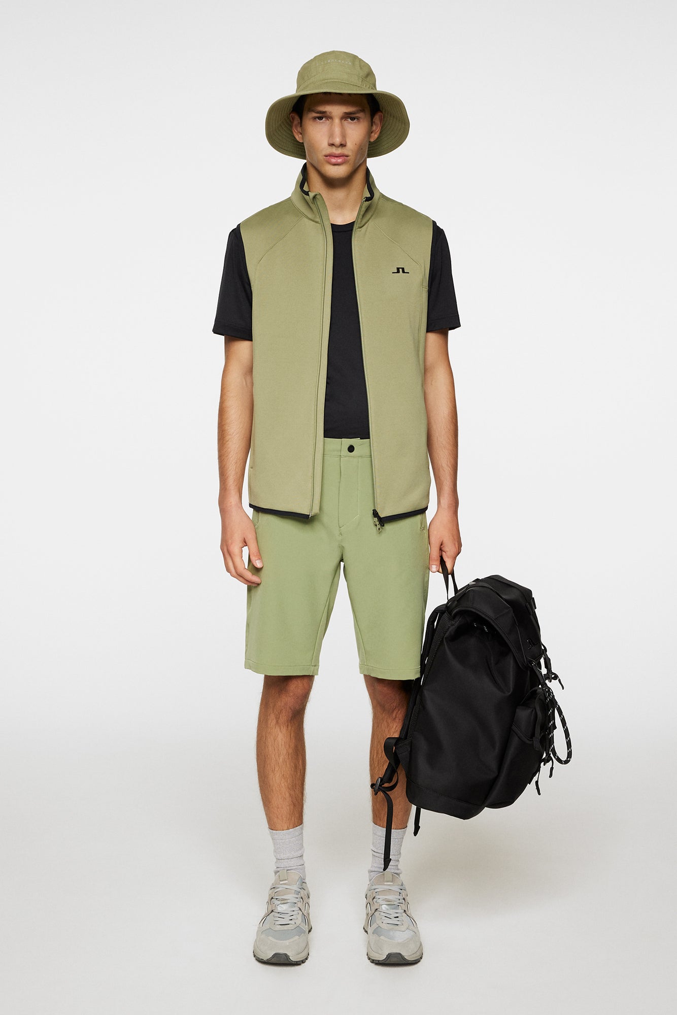Men | Santino Polartec Vest | Oil Green