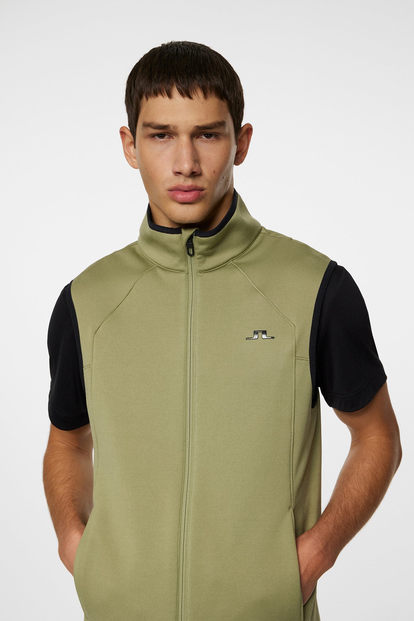 Men | Santino Polartec Vest | Oil Green