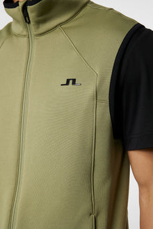 Men | Santino Polartec Vest | Oil Green