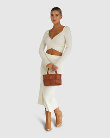 Women | All My Life Knit Midi Skirt | Cream