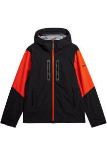 Nikoli Utility Jkt C-block in Black by J.Lindeberg