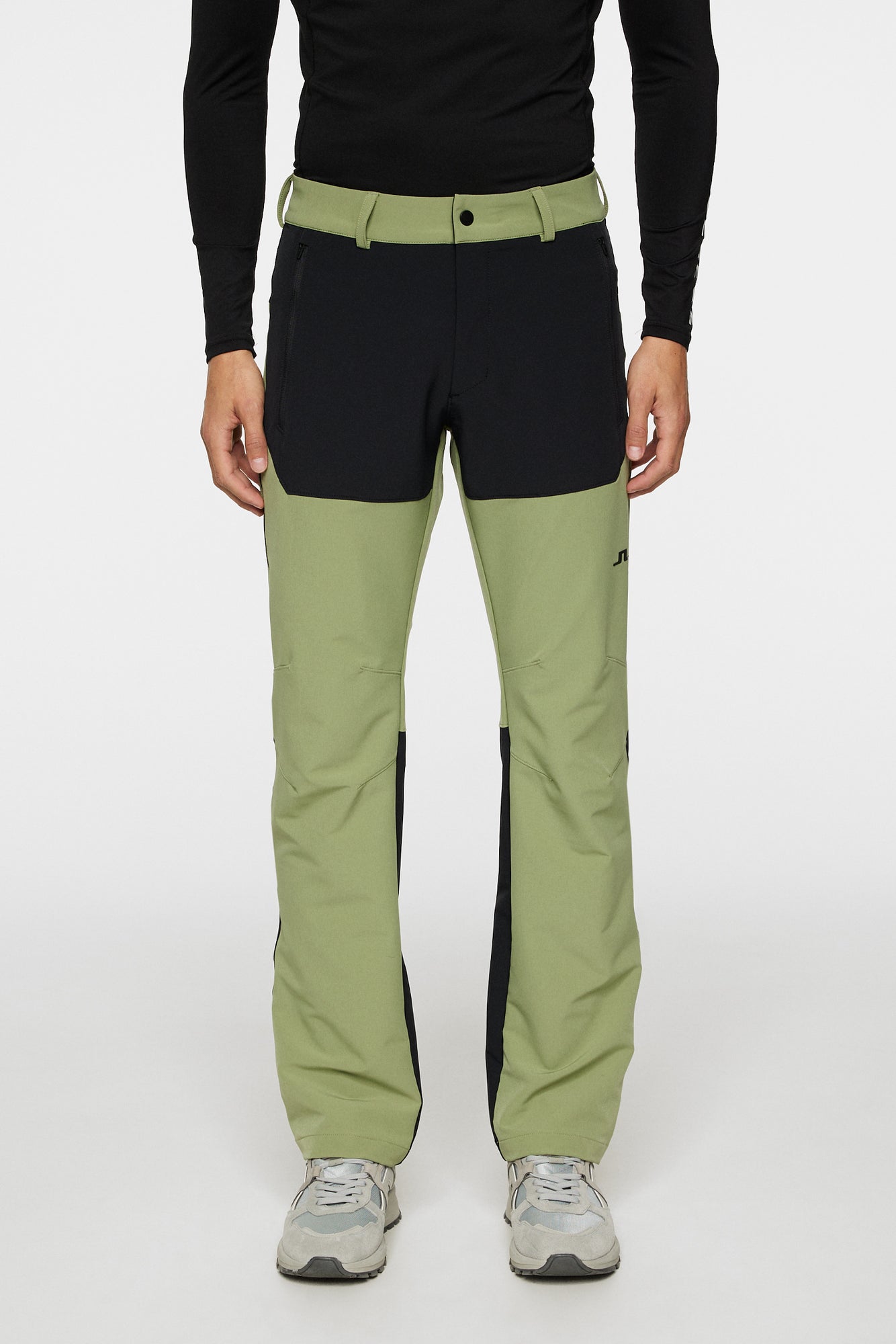 Men | Marko Colour Block Pant | Oil Green