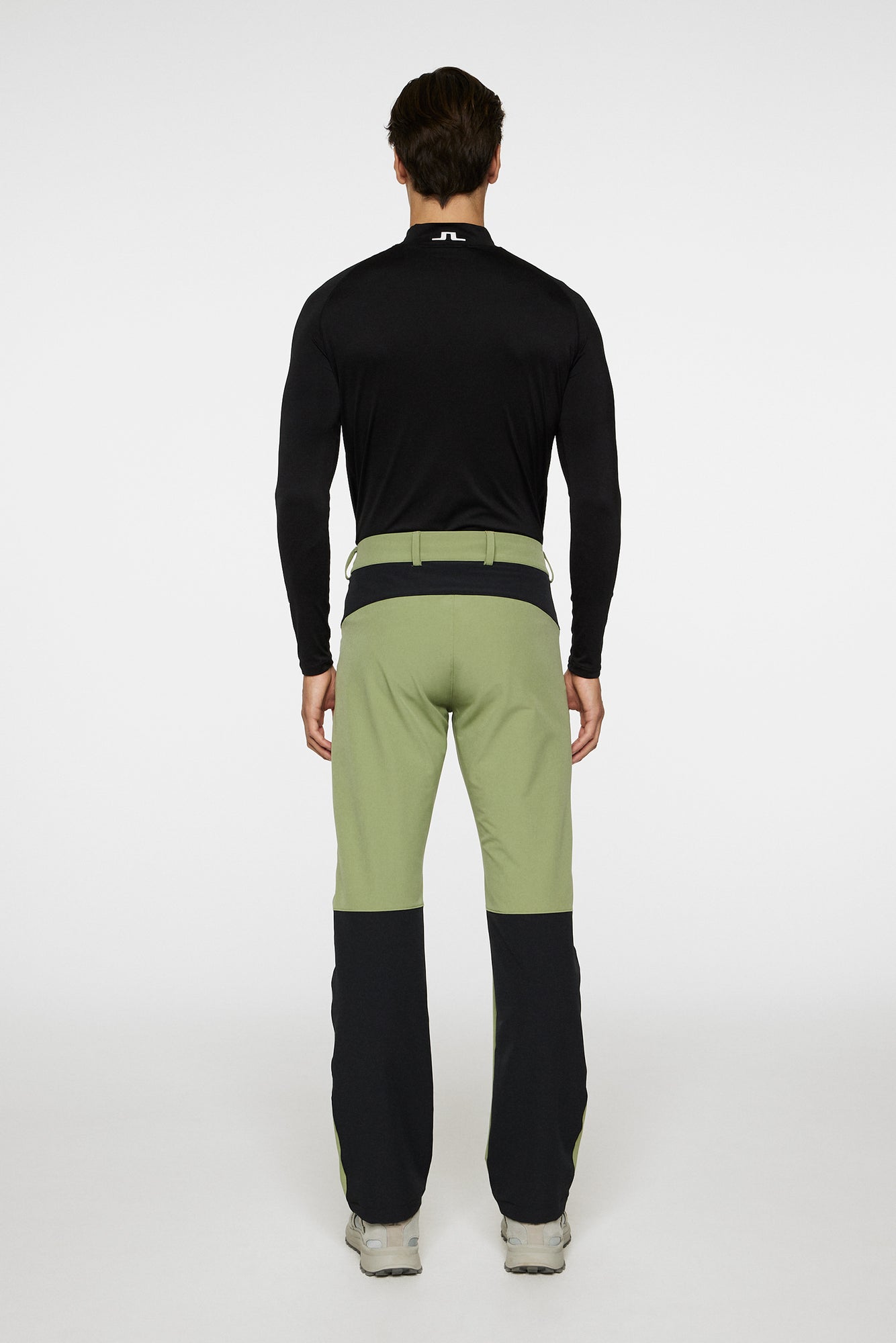 Men | Marko Colour Block Pant | Oil Green