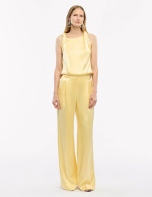 Women | Twist Shoulder Top | Daffodil