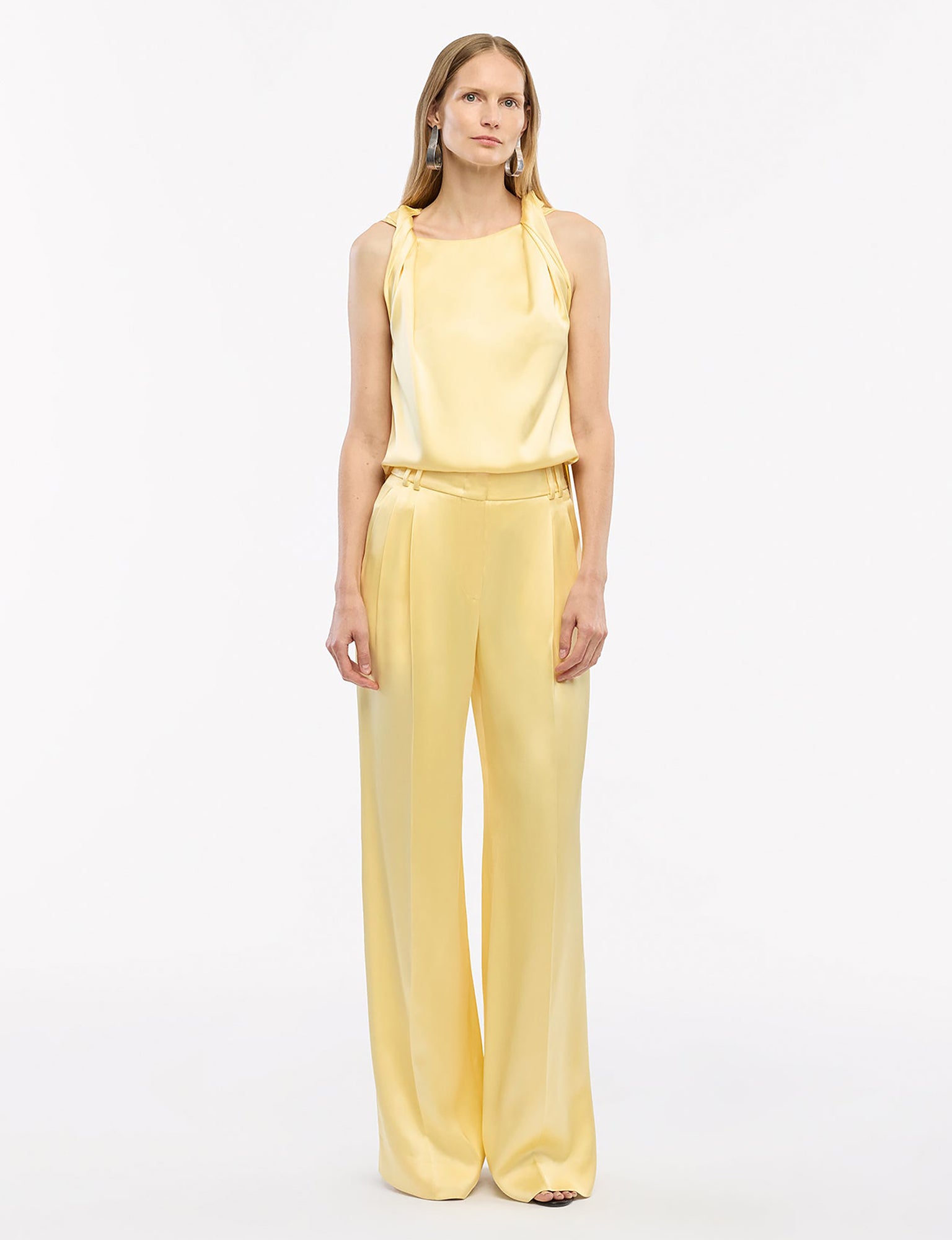 Women | Twist Shoulder Top | Daffodil