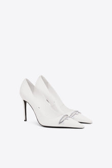 Crystal Slit Pump | White