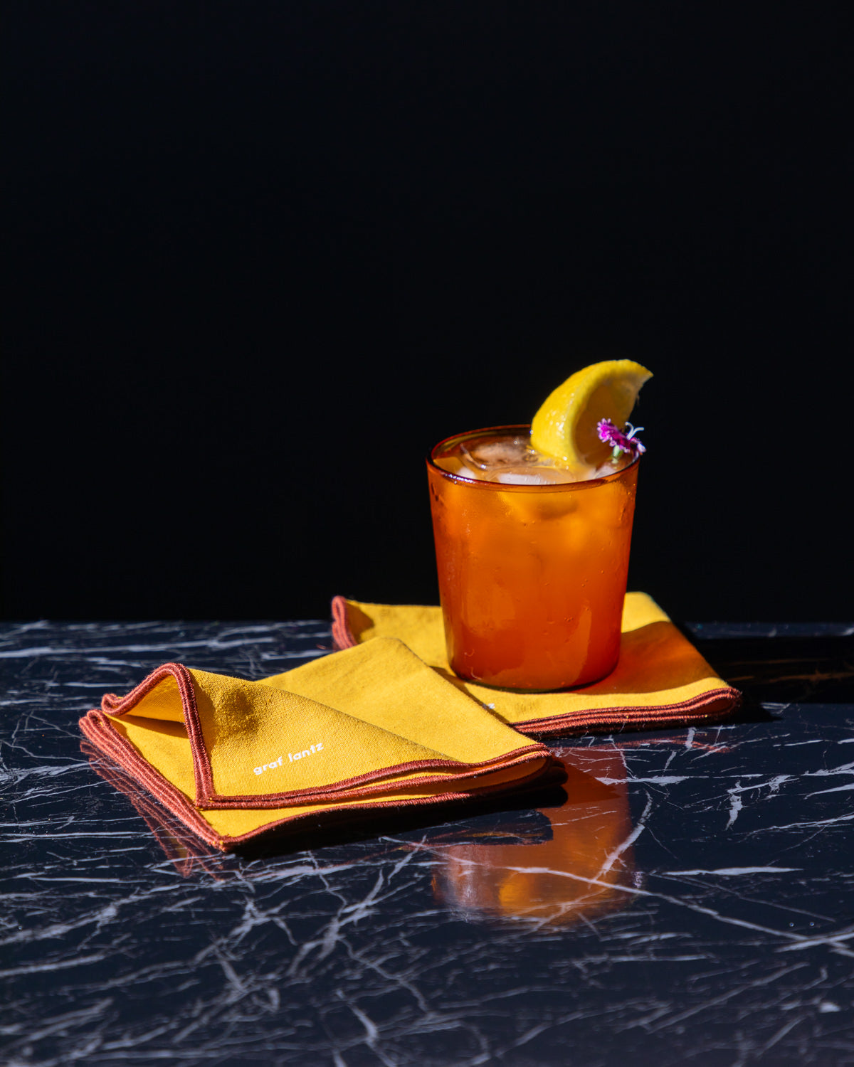 4 Pack | Asa Hemp Cocktail Napkin | Hemp Dijon