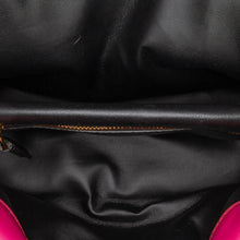 Marni | Pre-Owned Small Leather Prisma Crossbody | Pink/Hot Pink