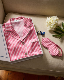 Womens | Silk Pajama Set | Love Lines