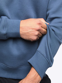 Mens | Divine Classic-Fit Fleece Q-Zip | Atlantic