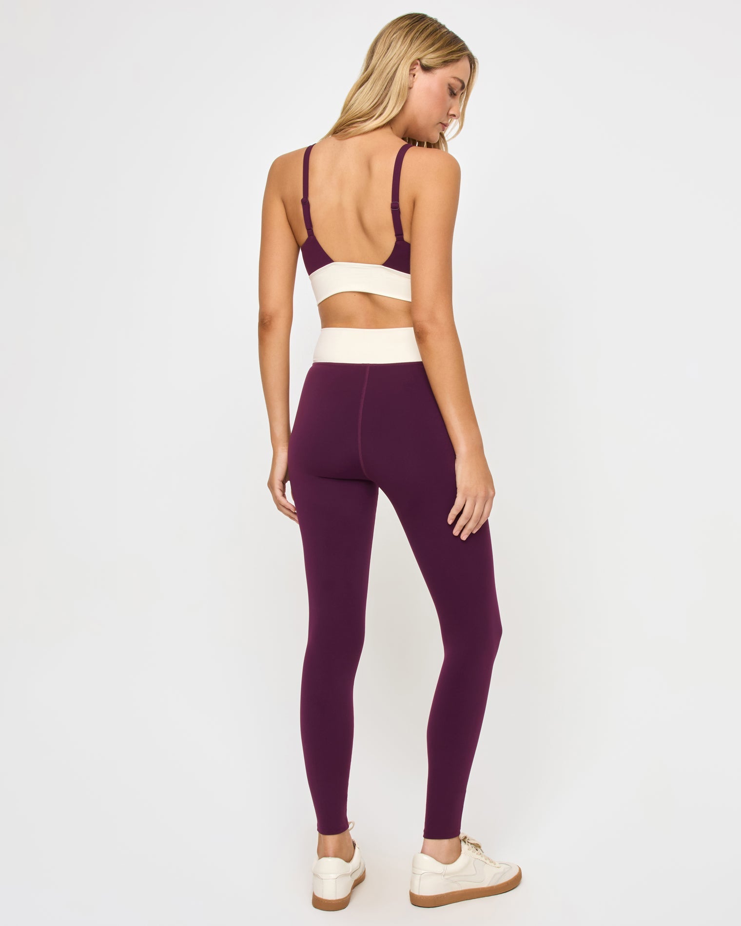 Unmatched Legging | Plum-Cream