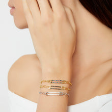 Safety Pin Bracelet | Silver