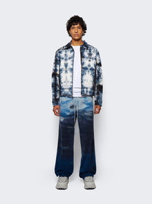 Men | NAHMIAS | Padded Zip Jacket Blue Tie Dye