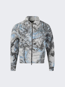 Men | NAHMIAS | Padded Zip Jacket White Marble