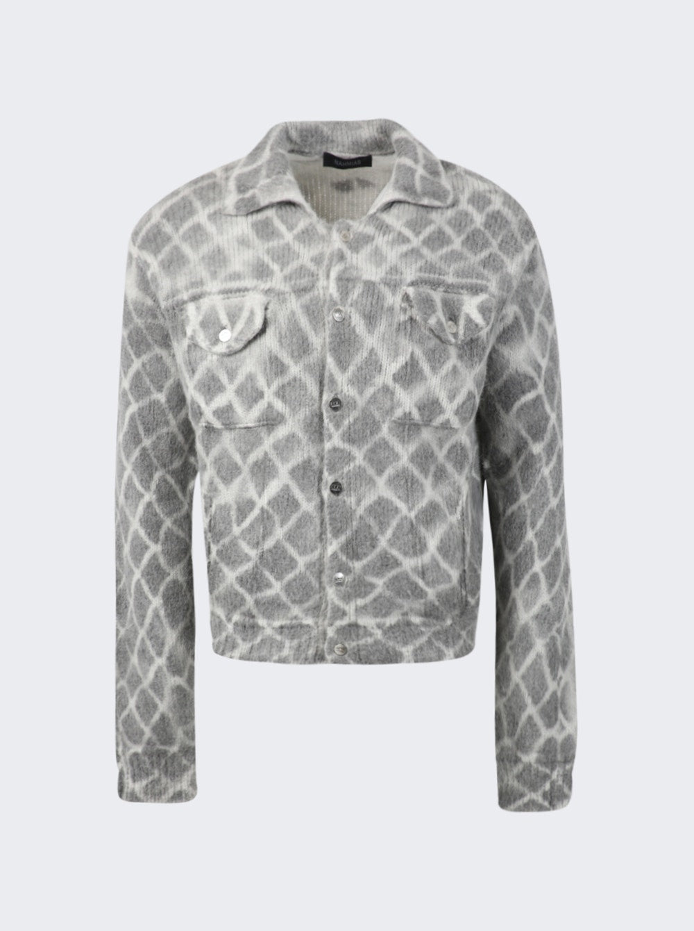 Men | NAHMIAS | Knit Swish Trucker Jacket | Black