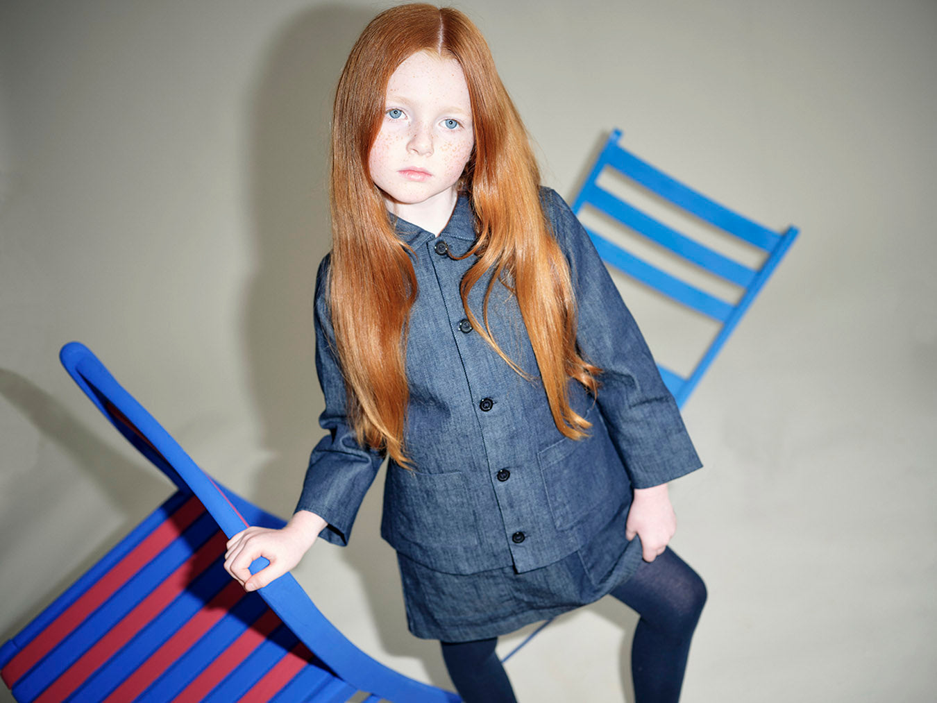 Unisex | Organic Denim Jacket | Blue