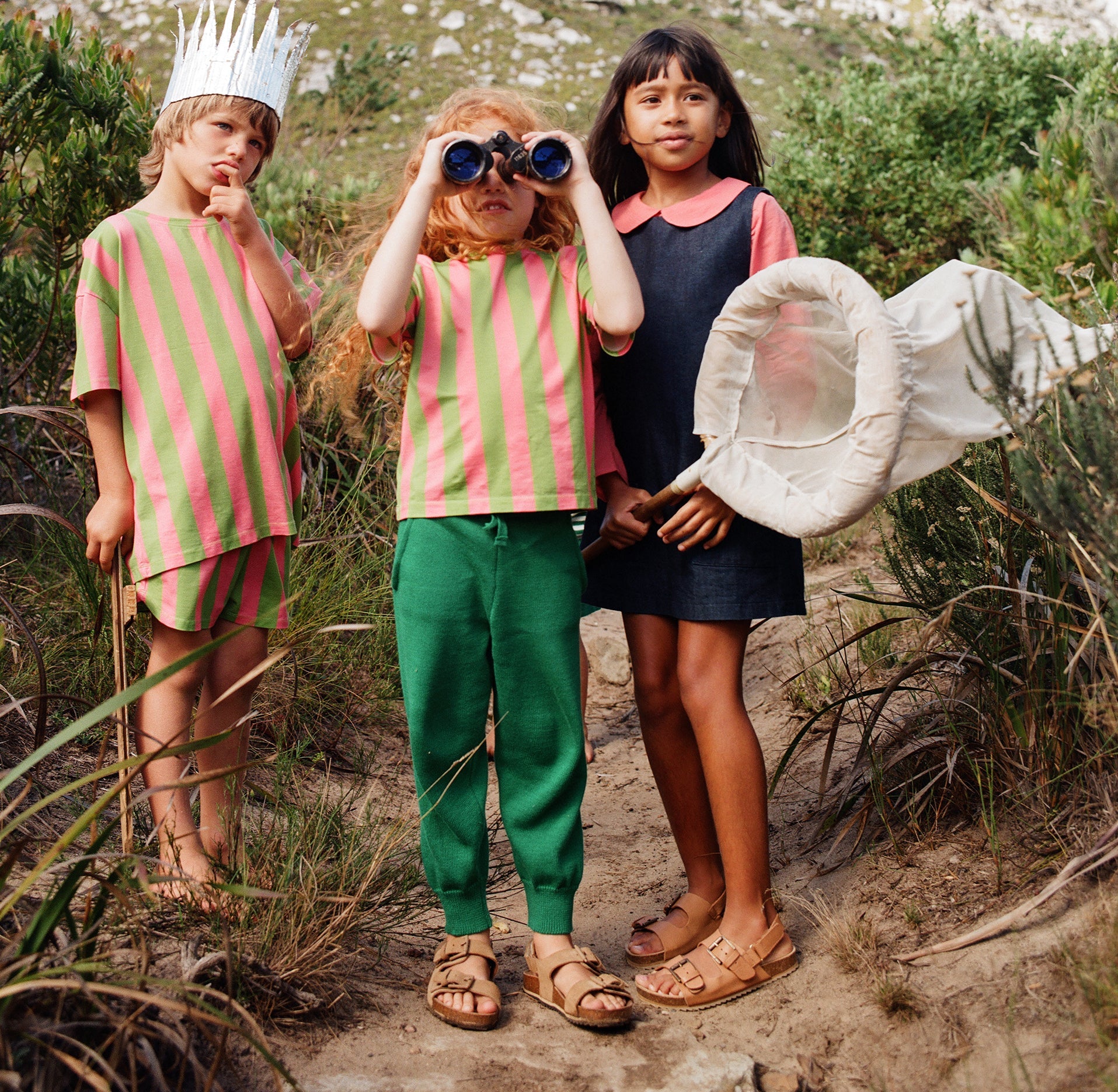 Girls | Organic Denim Dress | Blue