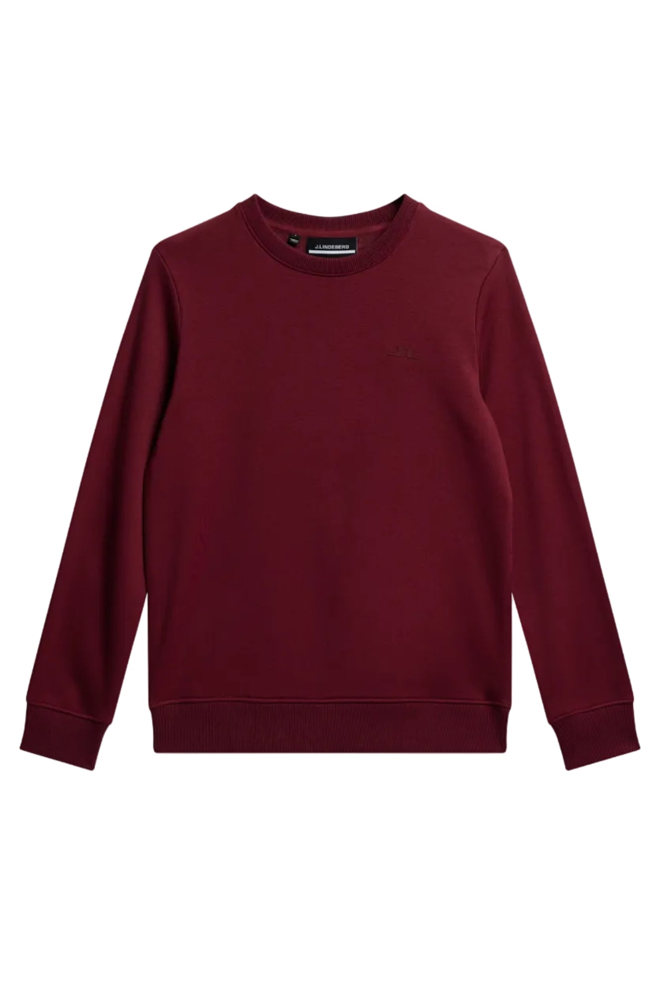 W Alpha Crew Neck in Cabernet by J.Lindeberg