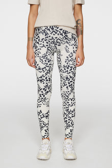 Women | Louise Printed Tights | Snake Rock Moonbeam M