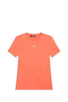 Ada T-shirt in Hot Coral by J.Lindeberg