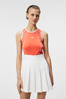 Women | Miriam Top | Hot Coral