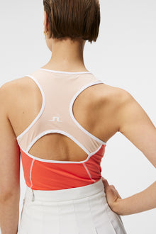 Women | Miriam Top | Hot Coral