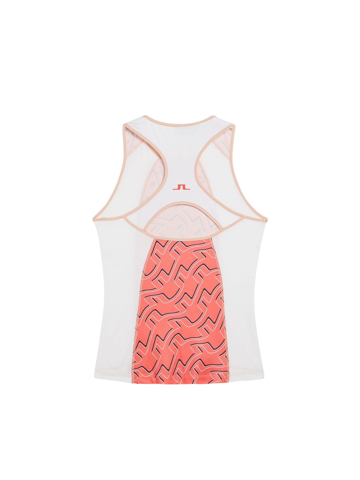 Women | Miriam Print Top | Outline Bridge Wave Coral
