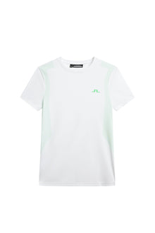 Raya T-shirt in White by J.Lindeberg