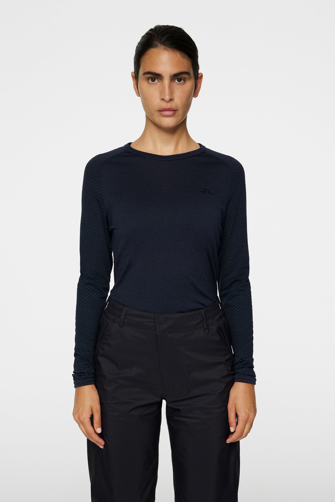 Women | Bella Wool LS T-Shirt | JL Navy