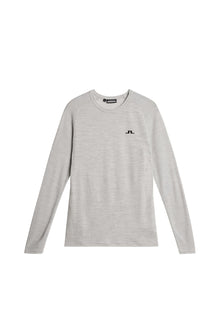 Women | Bella Wool LS T-Shirt | Light Grey Melange