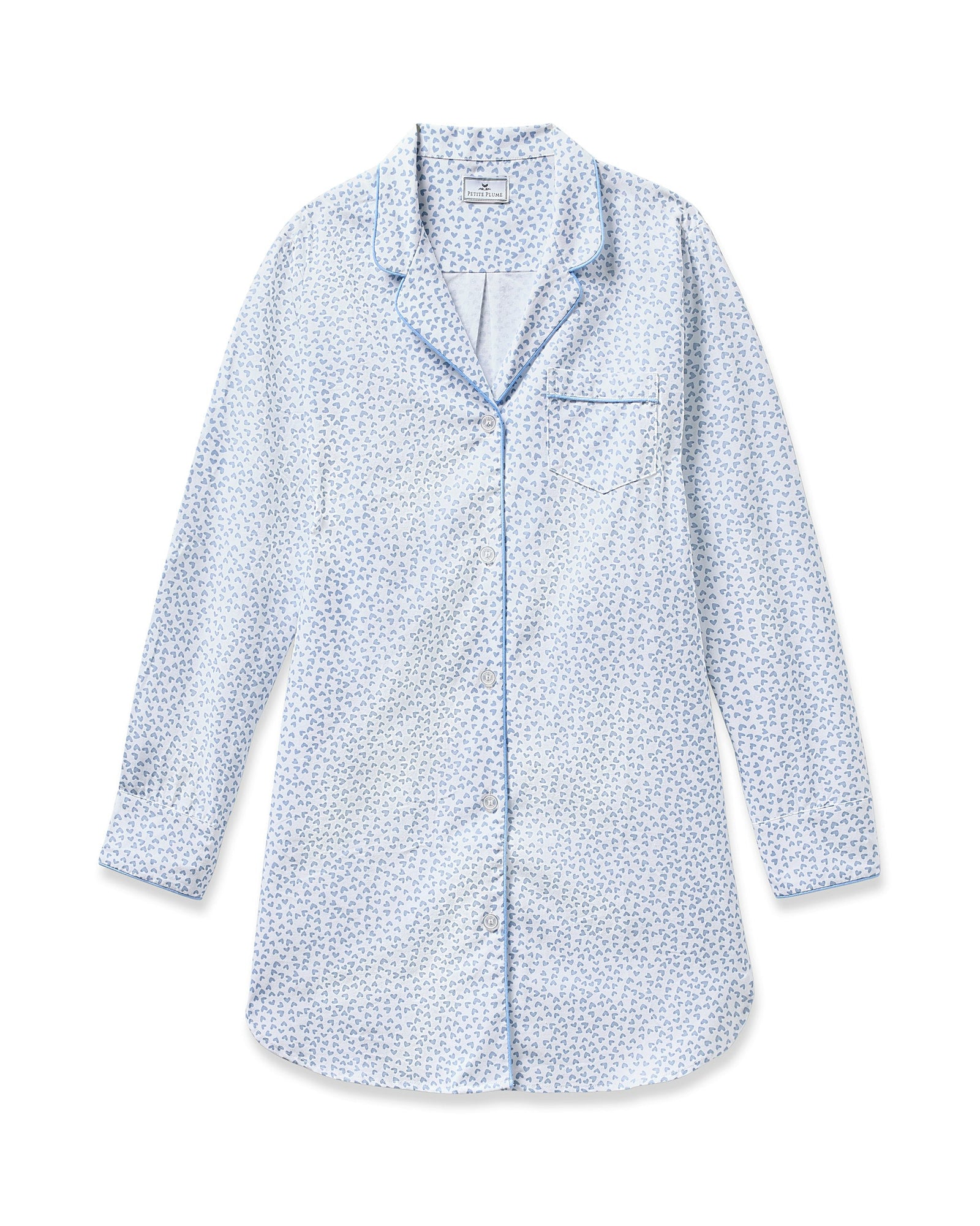 Womens | Twill Nightshirt | Bluehearts