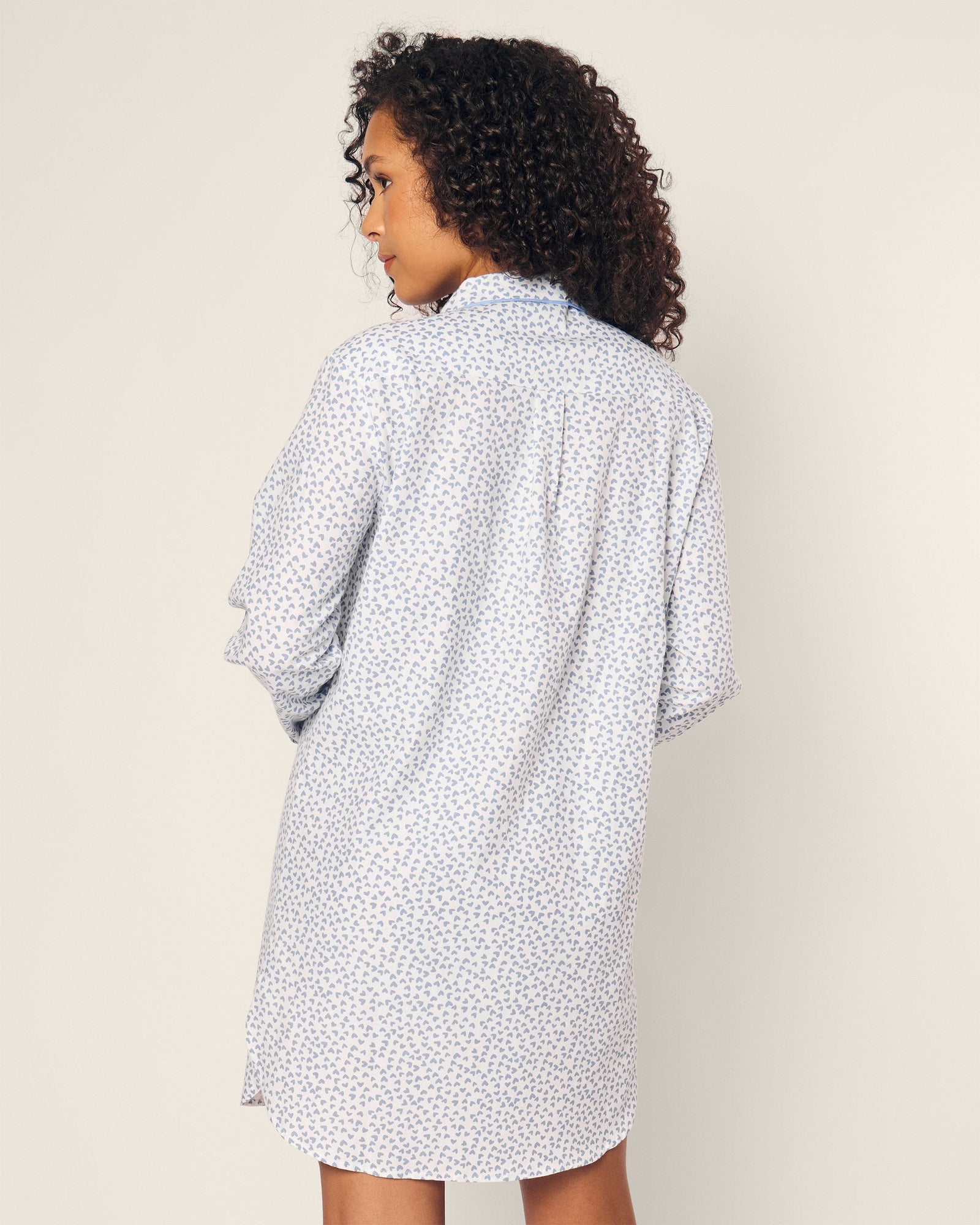 Womens | Twill Nightshirt | Bluehearts