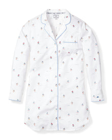 Womens | Twill Nightshirt | Bateau