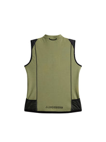 Women | Sanaa Hybrid Vest | Oil Green