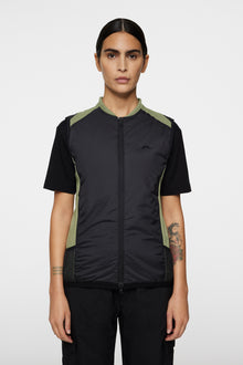 Women | Sanaa Hybrid Vest | Oil Green