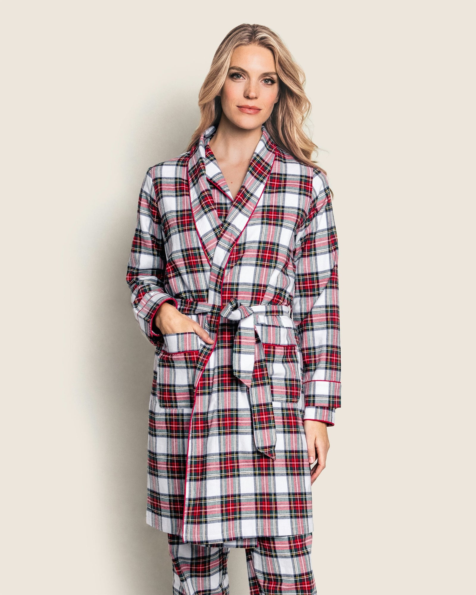 Womens | Brushed Cotton Robe | Balmoral Tartan