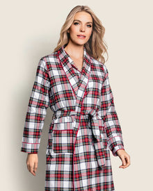 Womens | Brushed Cotton Robe | Balmoral Tartan