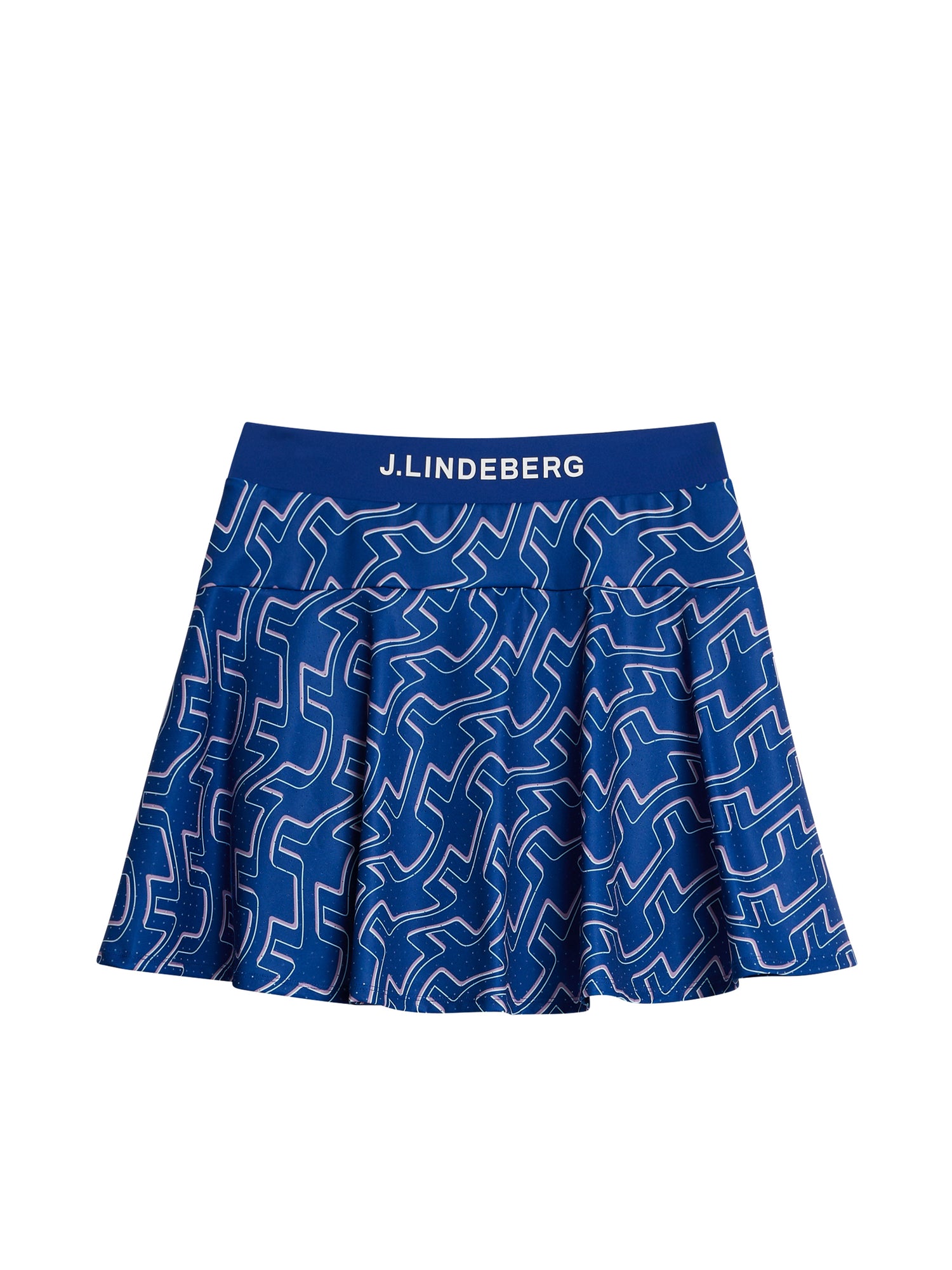 Women | Jane Print Skirt | Outline Bridge Wave Blue