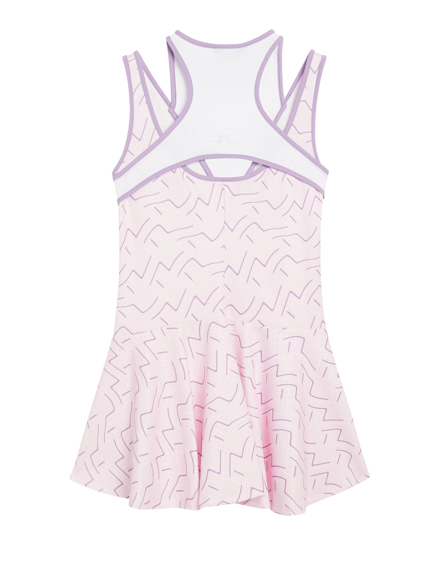 Women | Matilda Print Dress | Outline Bridge Wave Pink
