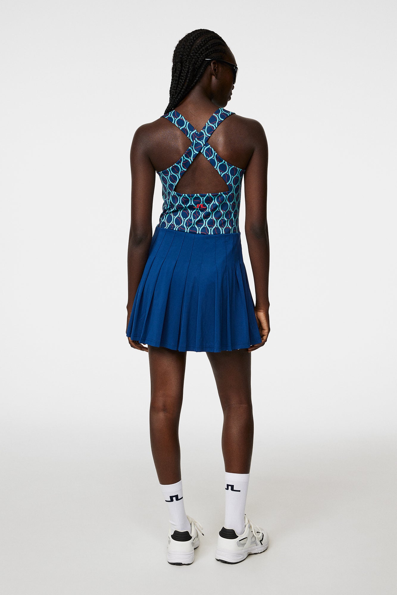 Women | Rachel Print Dress | Racket Fade Estate