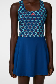 Women | Rachel Print Dress | Racket Fade Estate