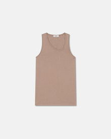 Mens | Aziz Organically Grown Cotton Tank Top | Nut